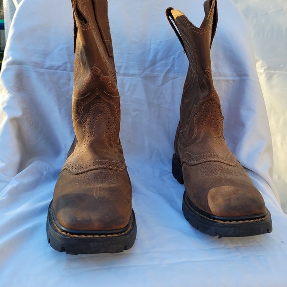 Cody James Men's Western Work Boots - Square Toe - Picture 12 of 16